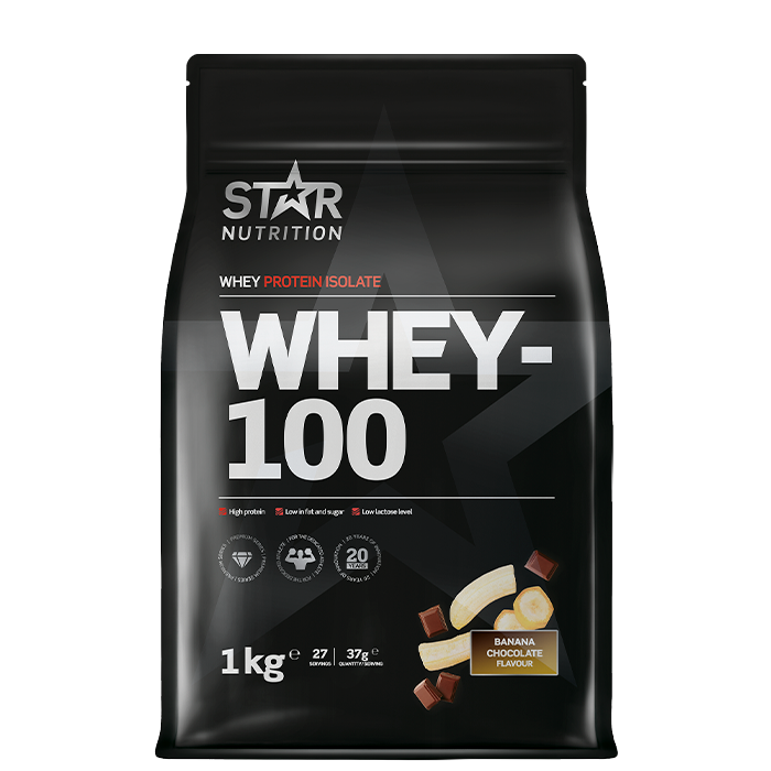 Valle-100 Valleprotein 1 kg Banana Chocolate